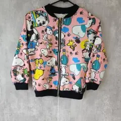 スヌーピー カラフルプリント パーカー