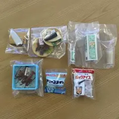 ミニチュア食品魚とロックアイスセット