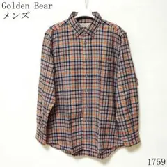 Golden Bear チェック柄シャツ LL