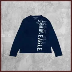 ぼ*ち様 US古着 AMERICAN EAGLE プリント サーマル ロンT ネ