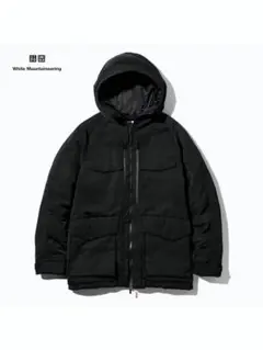 UNIQLO/ハイブリッドダウンオーバーサイズパーカ/XL/ブラック