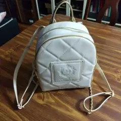 Radyベージュキルティングミニリュック