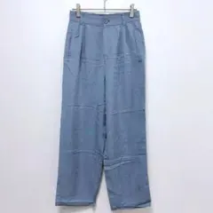 ローリーズファーム テーパードパンツ F 水色 レディース リヨセル ワイド