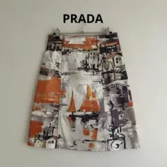 PRADA プラダ　スカート　コットン　38のサムネイル