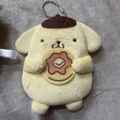 ポムポムプリン　ぬいぐるみ 小物入れ付き