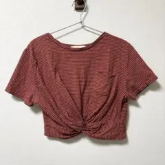 半袖 クロップド Tシャツ anap mimpi ストライプのサムネイル