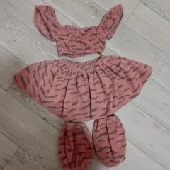 節分　スリーコインズ　スリコ　女の子　鬼の衣装　コスプレ 100-110