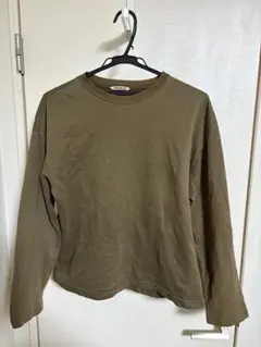 AURALEE オリーブ 長袖トレーナー