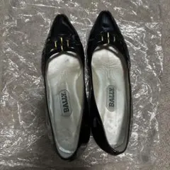 BALLY ブラック ポインテッドトゥパンプス
