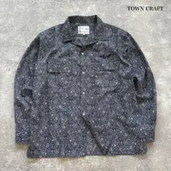 好配色 60s 70s TOWNCRAFT ウールシャツ M タウンクラフト 好配色 60s 70s TOWNCRAFT ウールシャツ M タウンクラフト