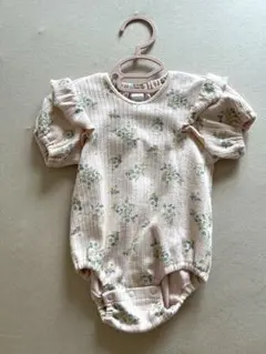 バースデイ cottoli 花柄ロンパース ピンク