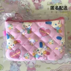 ウサハナ　シークレットミニフラットポーチ　サンリオ　みんなのキルトシリーズ