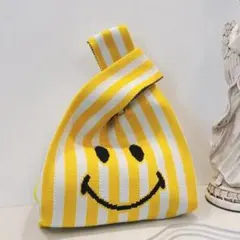 スマイリーフェイス トートバッグ