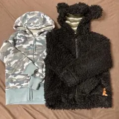 120cm パーカー　2着セット