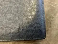 LANVIN ダークブルー 二つ折り財布のサムネイル