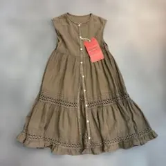 特価 デニムダンガリー ノースリーブ ワンピースjaket
