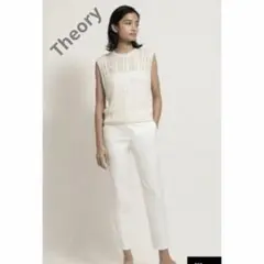 Theory 24SS EASY TRACK PANT XXS 美品　アイボリー Theory 24SS EASY TRACK PANT XXS 美品 アイボリー - メルカリ