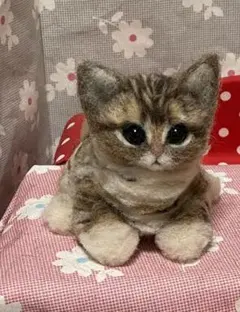 羊毛フェルト　仔猫