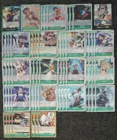 【最安値】ワンピースカード　決戦の刻　緑デッキパーツ