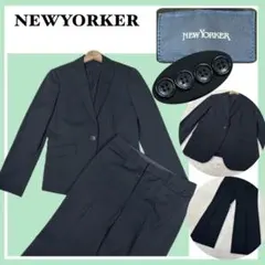 美品✨NEWYORKER 高級ウールストレッチスーツ 上下別サイズ 11/13号