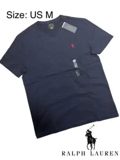 Polo Ralph Lauren VネックTシャツ USM 紺色