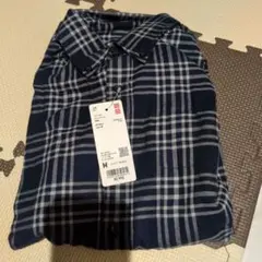 uniqlo ネルシャツ m