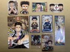 鬼滅の刃　悲鳴嶼行冥　伊黒小芭内　宇髄天元　ポストカード　ステッカー　シール