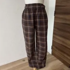 WEGO チェックパンツ