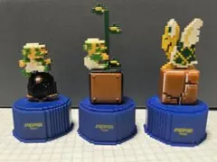 PEPSI スーパーマリオ フィギュアセット　ペプシマン　ペットボトルキャップ
