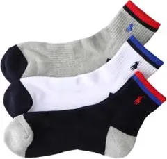 POLO RALPH LAUREN 足底パイル TOPカラー ショートソックス