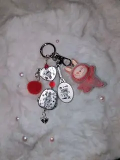 らぶぶ付きキーホルダー
