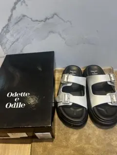 Odette e Odile シルバーサンダル　ユナイテッドアローズ　M