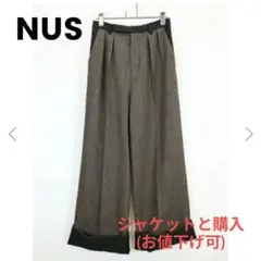 新品未使用タグ付】ETHOSENS パネルストライプワイドスラックス - メルカリ