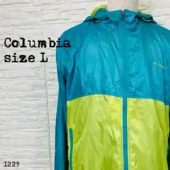Columbia コロンビア ジャケット ブルー×イエロー L 1229