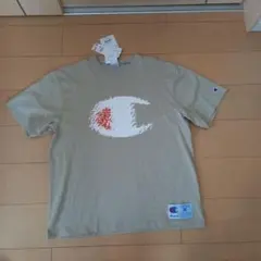 Champion ベージュ Tシャツ Mサイズ