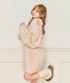 apres jour ニットワンピ&カップ付きインナー