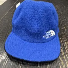 レア　THE NORTH FACE フリースリバーシブルキャップ 青　ブラック