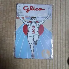 Glico グリコ レトロ看板 鉄板看板 新品のサムネイル