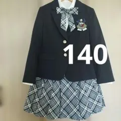 美品✨CUTIE RIBBON 卒業式　フォーマルスーツ　　濃紺(17)