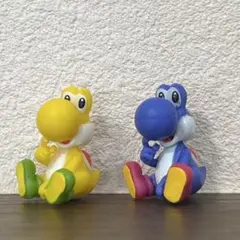 任天堂 スーパーマリオ ヨッシー バスボール バスボム マスコット 黄青