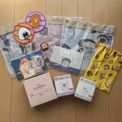 パンどろぼう 一番くじ まとめ売り グッズセット タオル グラス 巾着など