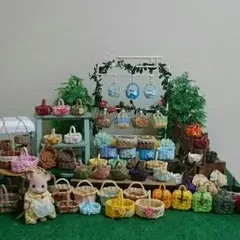 確認用 ミニチュアのカゴ エコクラフト