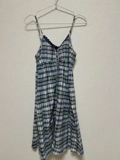 NICE CLAUP ワンピース M チェック