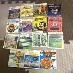 ファミコンディスクの説明書１５冊