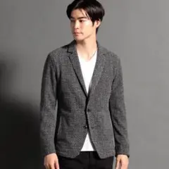 HIDEAWAYS ハイダウェイ　ニコル　ラッセルジャガードカットジャケット　L