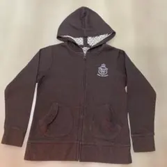 ブラウン フード付きパーカー 140サイズ