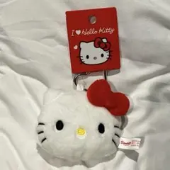 ※週末SALE※【未使用】フェイス形マスコットホルダー(Hello Kitty