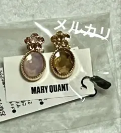 グラデーションビジューデイジー ワニクリップセット　マリークヮント　ピンク