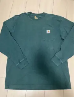 Carhartt ロンティー グリーン Mサイズ 値下げ⭕️