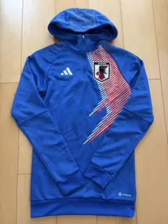 adidas サッカー日本代表 ピステ ハーフジップ ブルー 2XSのサムネイル